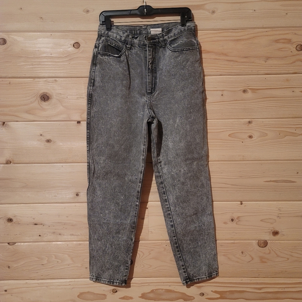 Vintage Gray Women's Stanley Morgan Jeans Size 30x29 Made In The USA